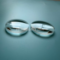 Lentes biconvexas de sílice fundida UV